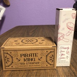 Fairyloot Bookish Tea Strainer & Mushy Spoon